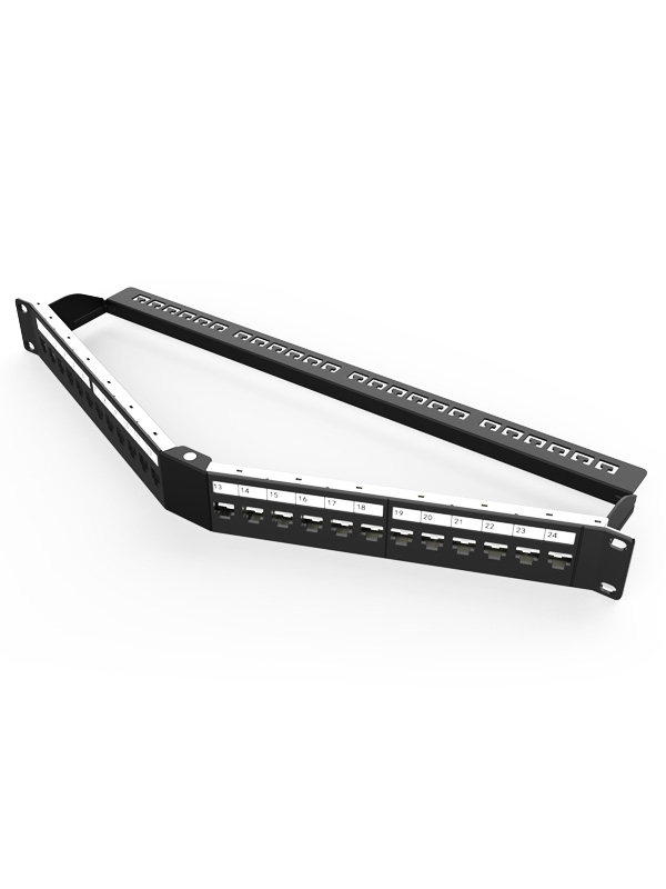 1U24口-屏蔽折彎空配架