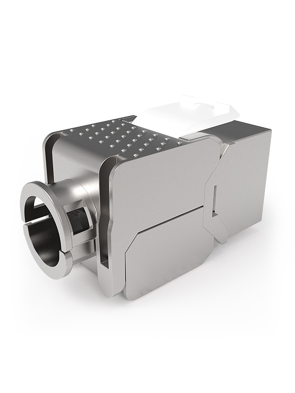 鋅合金-屏蔽免打網絡模塊