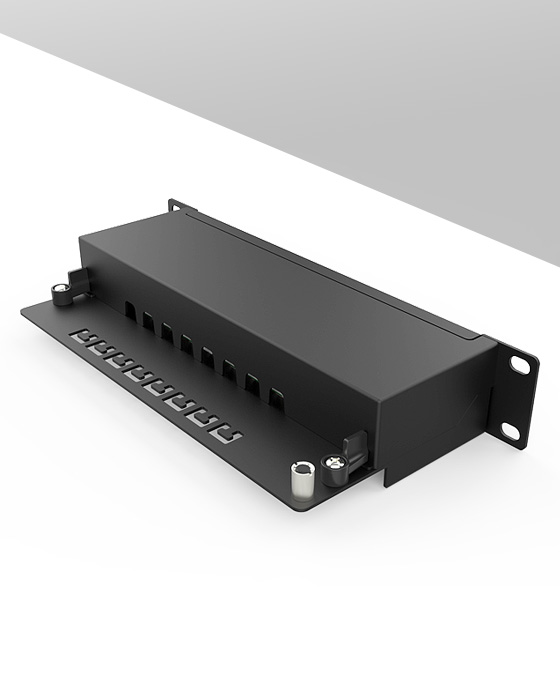 1U8口-防塵網(wǎng)絡(luò)配線架