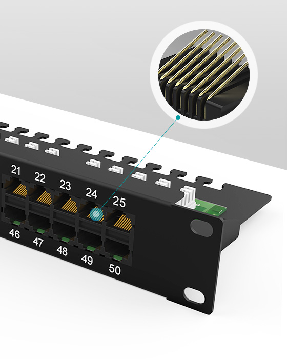 1U50口-電話語音配線架