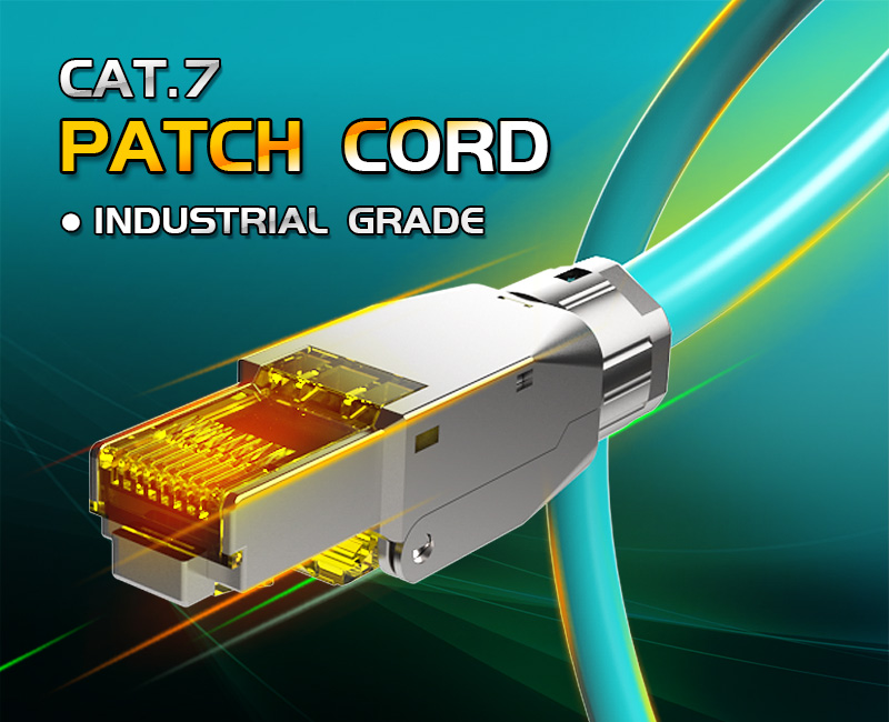 Enmane-Professional Industrial Grade CAT.7 Patch Cord, Game fever Cable