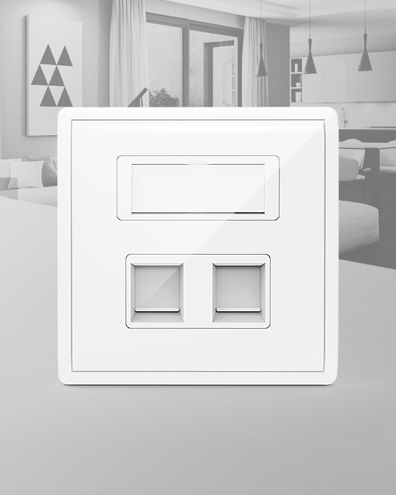 Network RJ45 Faceplate
