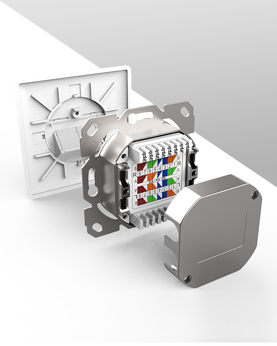 80型-網(wǎng)絡面板,電腦插座