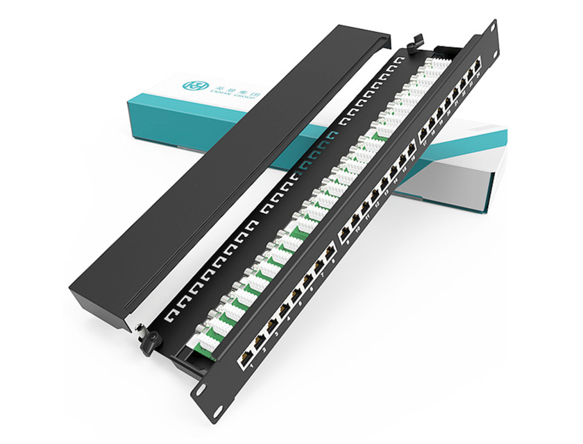 1U24口全包圍款網絡配線架有何不一樣特點？