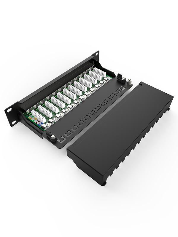1U12口-防塵網絡配線架