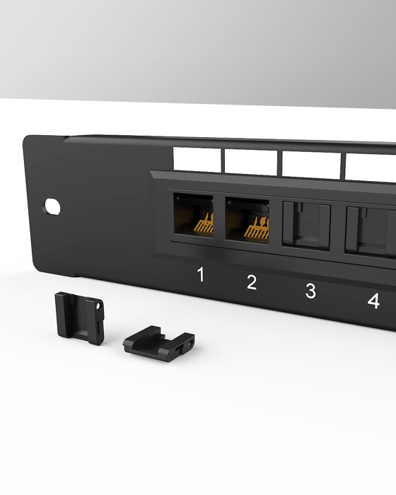 1U8口-弱電款網(wǎng)絡配線架