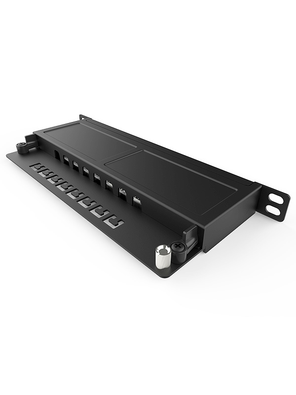 英曼0.5U8口-防塵網(wǎng)絡(luò)配線架