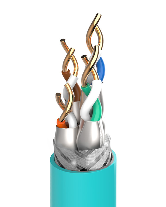 七類-萬兆雙屏蔽工程網線（SFTP）
