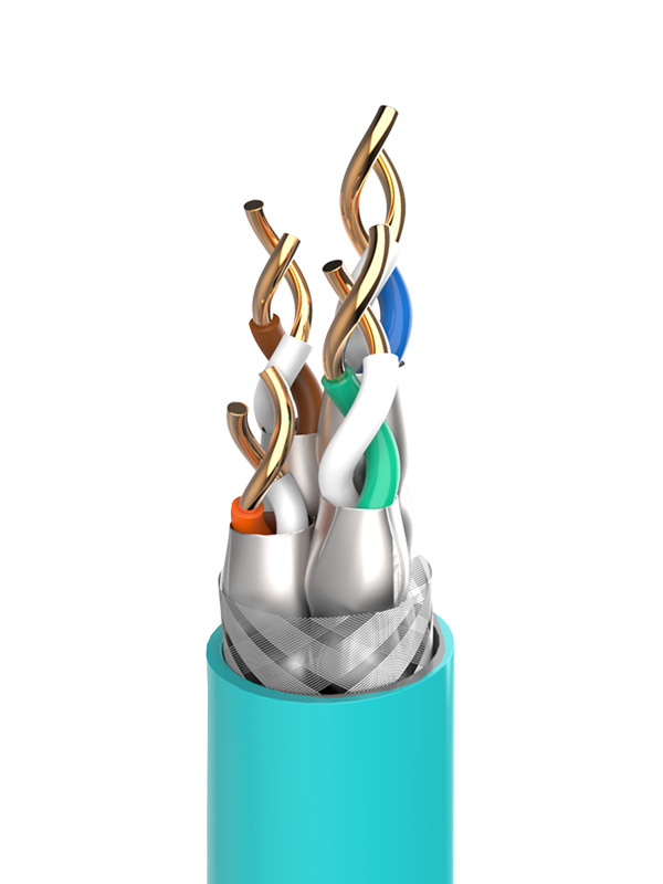七類-萬(wàn)兆雙屏蔽工程網(wǎng)線（SFTP）