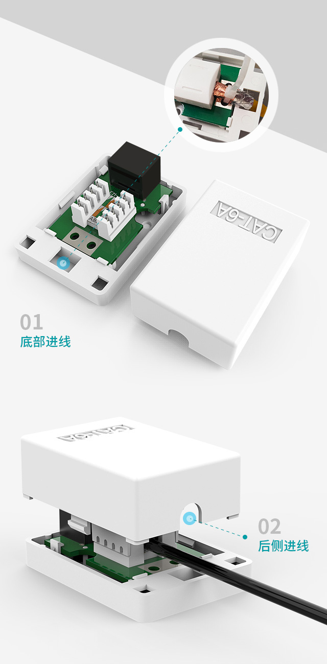 單口雙口-網絡接線盒