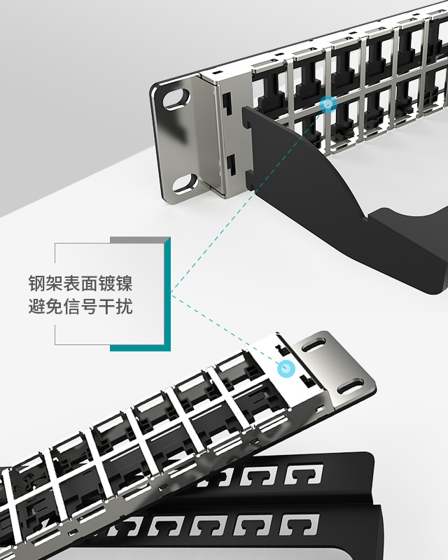 1U48口-直通網(wǎng)絡(luò)空配架