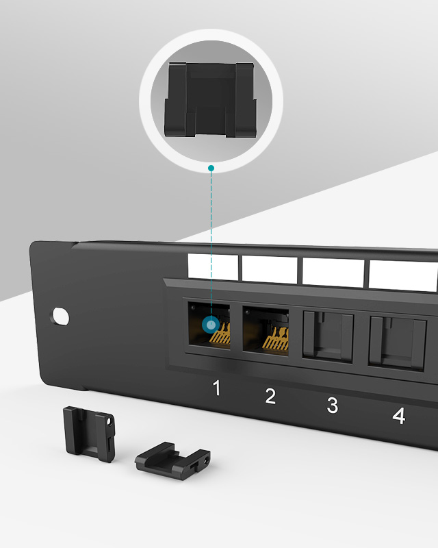 1U8口-弱電款網(wǎng)絡配線架