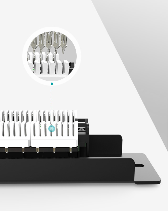 1U8口-弱電款網(wǎng)絡配線架